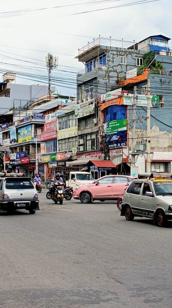 Mahendra pul heart of pokhara form old bazar to new road