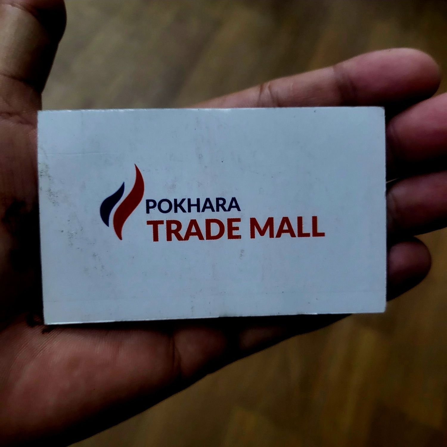 Pokhara Trade Mall Official Visiting Card Front